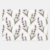 Lavendel Felder Geschenkpapier Set (Vorderseite 3)