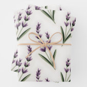 Lavendel Felder Geschenkpapier Set (Beispiel)