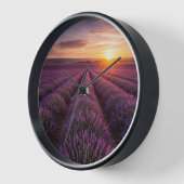Lavendel Felsenuhr - Dreames Naturdesign Uhr (Winkel)
