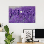Lavendel Field Poster (Heimbüro)