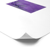 Lavendel Field Poster (Ecke)