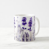 Lavendel Fields 11 oz Kaffeemaschine Tasse (VorderseiteRechts)