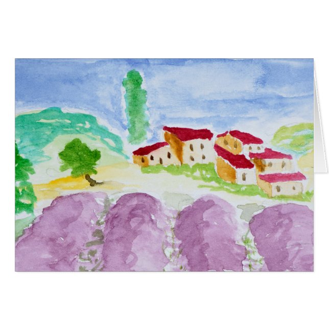 Lavendel Fields Abbaye de Senanque| Herkunft (Vorderseite (Horizontal))
