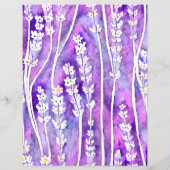 Lavendel Fields-Seifenwrap (Rückseite)