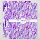 Lavendel Fields-Seifenwrap (Vorne/Hinten)