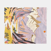 Lavendel Fleecedecke (Vorderseite (Horizontal))