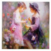 Lavendel Fliese (Vorderseite)