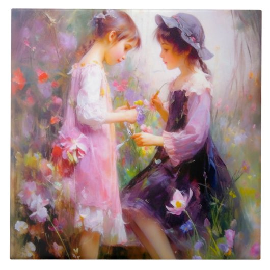 Lavendel Fliese (Vorderseite)