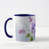 Lavendel Floral Bouquet Blume Kaffee Tasse (Links)