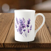 Lavendel Floral Design Porzellantasse