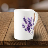 Lavendel Floral Design Porzellantasse