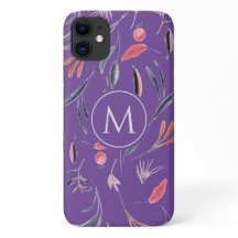 Lavendel floral MONOGRAM Custom Personalisiert