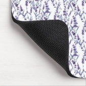 Lavendel floral on White Mousepad (Ecke)