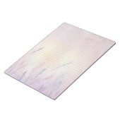 Lavendel floral Uni Ruled Editor Notizblock (angewinkelt)
