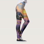 Lavendel-Flucht-Kleidung Leggings (Rechts)