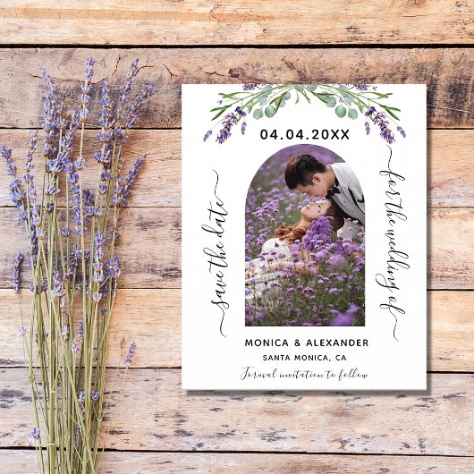 Lavendel-Foto-QR-Code-Hochzeit Termin vormerken