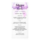 Lavendel Foto Spaß Fakten Geburtstagskarte Werbekarte (Vorne)