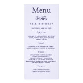 Lavendel Foto Spaß Fakten Geburtstagskarte Werbekarte (Vorne)