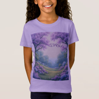 Lavendel Frühling T-Shirt