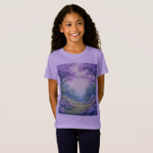 Lavendel Frühling T-Shirt (Vorne ganz)