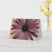 Lavendel-Gänseblümchen Karte (Gelbe Blume)