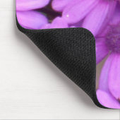 Lavendel-Gänseblümchen Mousepad (Ecke)