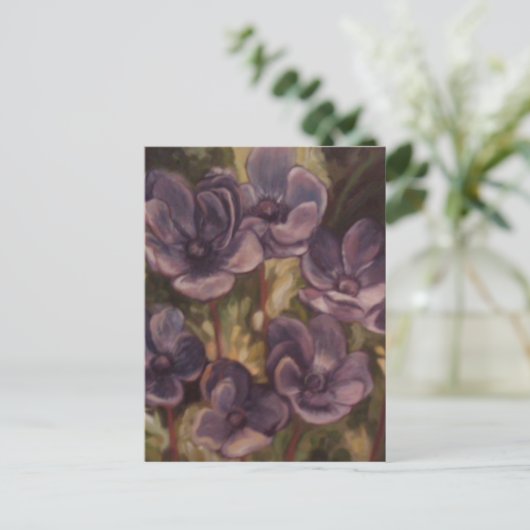 Lavendel Garden Postkarten (Stehend Vorderseite)