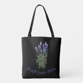 Lavendel, Gartenarbeit Tasche (Rückseite)
