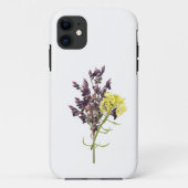 Lavendel & Gelbe Wildblume Botanisches Design Case-Mate iPhone Hülle (Rückseite)