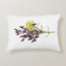 Lavendel & Gelbe Wildblume Botanisches Design