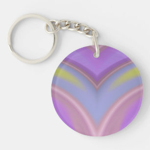 Lavendel Gelbpinke blaue Akryline ~ Schlüsselanhänger
