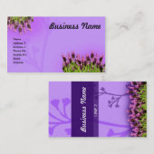 Lavendel-Geschäfts-Karte Visitenkarte (Vorne/Hinten)