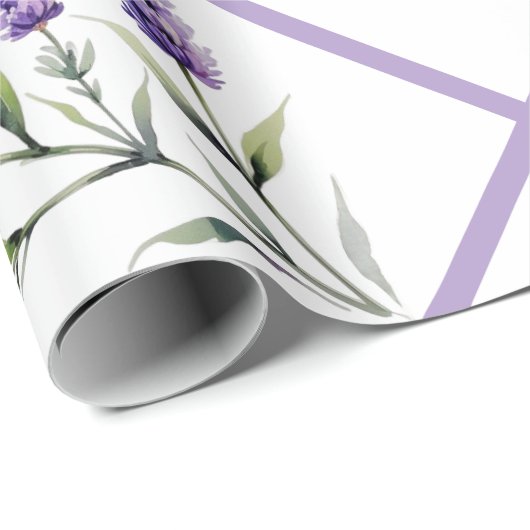 Lavendel Geschenkpapier (Rolleneckpunkt)