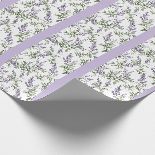 Lavendel, Geschenkpapier (Ecke)