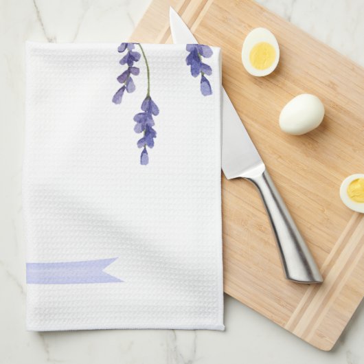 Lavendel Geschirrtuch (Viertel Falte)