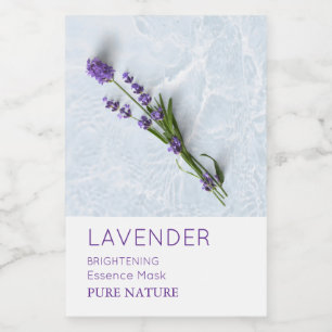 Lavendel-Gesichtsmaske Etikett