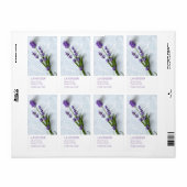 Lavendel-Gesichtsmaske Etikett (Vorne)
