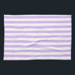Lavendel gestreift geschirrtuch<br><div class="desc">Pastellstreifen, lila und weiß</div>