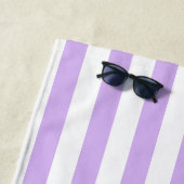 Lavendel gestreift strandtuch (Beispiel)