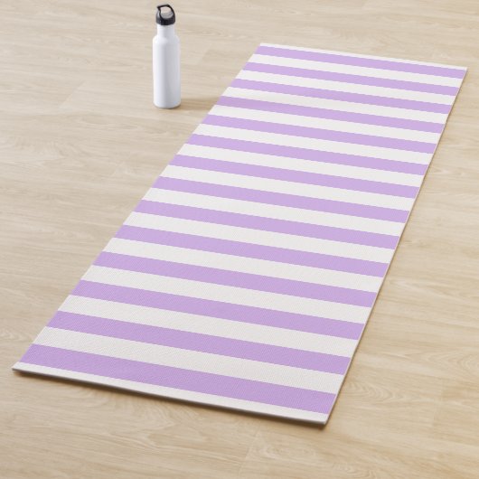 Lavendel gestreift yogamatte (Beispiel)
