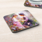 Lavendel Getränkeuntersetzer (Linke Seite)