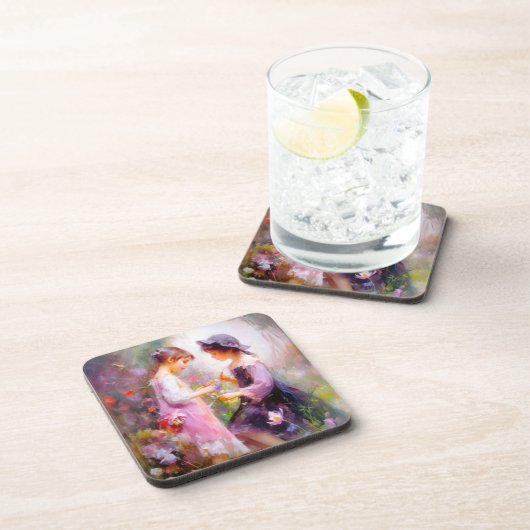 Lavendel Getränkeuntersetzer (Rechte Seite)