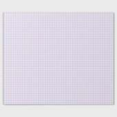 Lavendel-Gingham-Geschenkpapier Geschenkpapier (Flach)