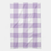 Lavendel Gingham Pattern Geschirrtuch (Vertikal)