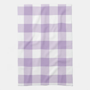 Lavendel Gingham Pattern Geschirrtuch