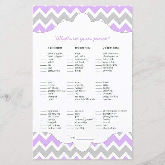 Lavendel Girl Bingo Handtücher Babydusche ZWEI SPI (Rückseite)