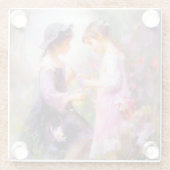 Lavendel Glasuntersetzer (Rückseite)