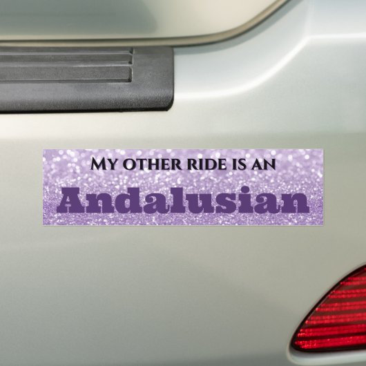 Lavendel Glitzer Personalisiert Autoaufkleber (Auf Auto)