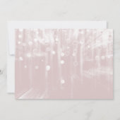 Lavendel Glitzer Werden Sie meine Brautjungfrau? Einladung (Rückseite)