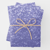 Lavendel Glitzern Glitzer Geschenkpapier Set (Beispiel)